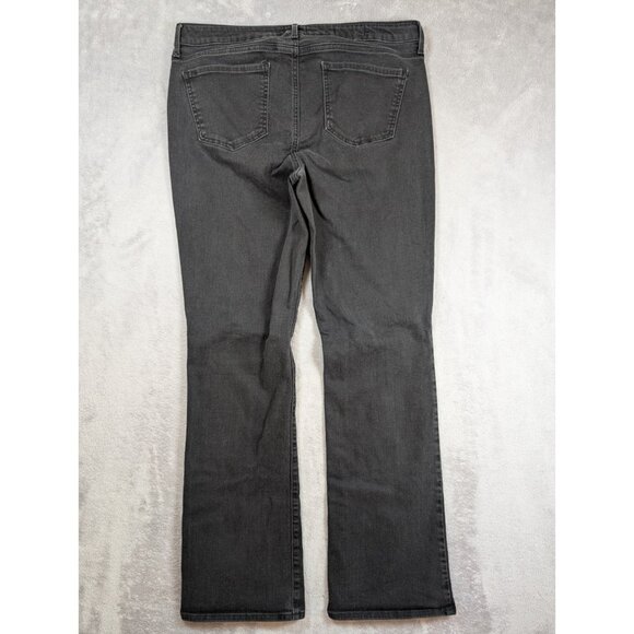 NYDJ Barbara Bootcut Jeans Womens Size 14 Charcoal Wash High Rise Shaping Sculpt - Picture 11 of 11